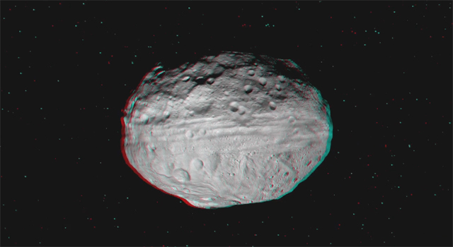 Asteroid Vesta 3D Video