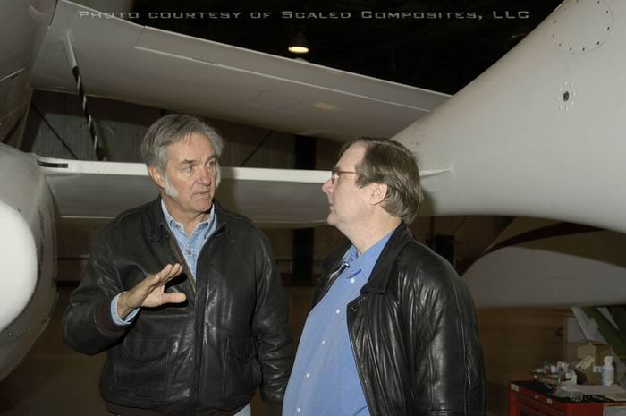 Burt Rutan and Paul Allen - SpaceShipOne