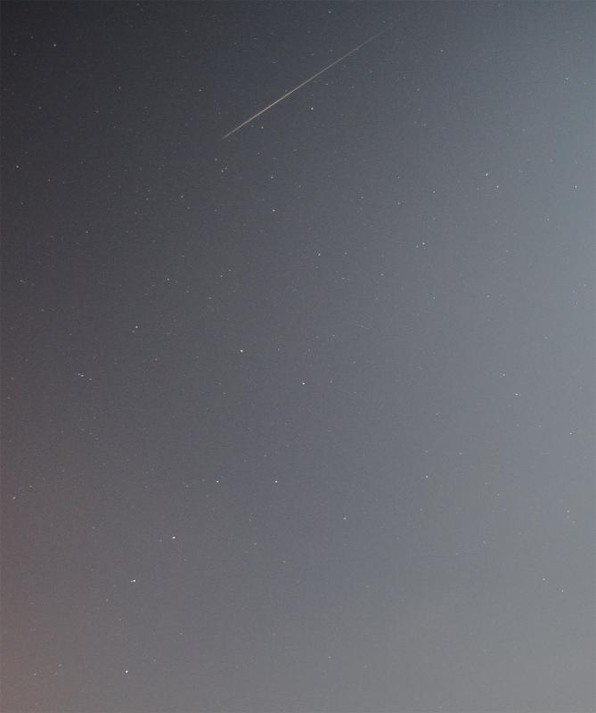 Geminid Meteor Over Hungary