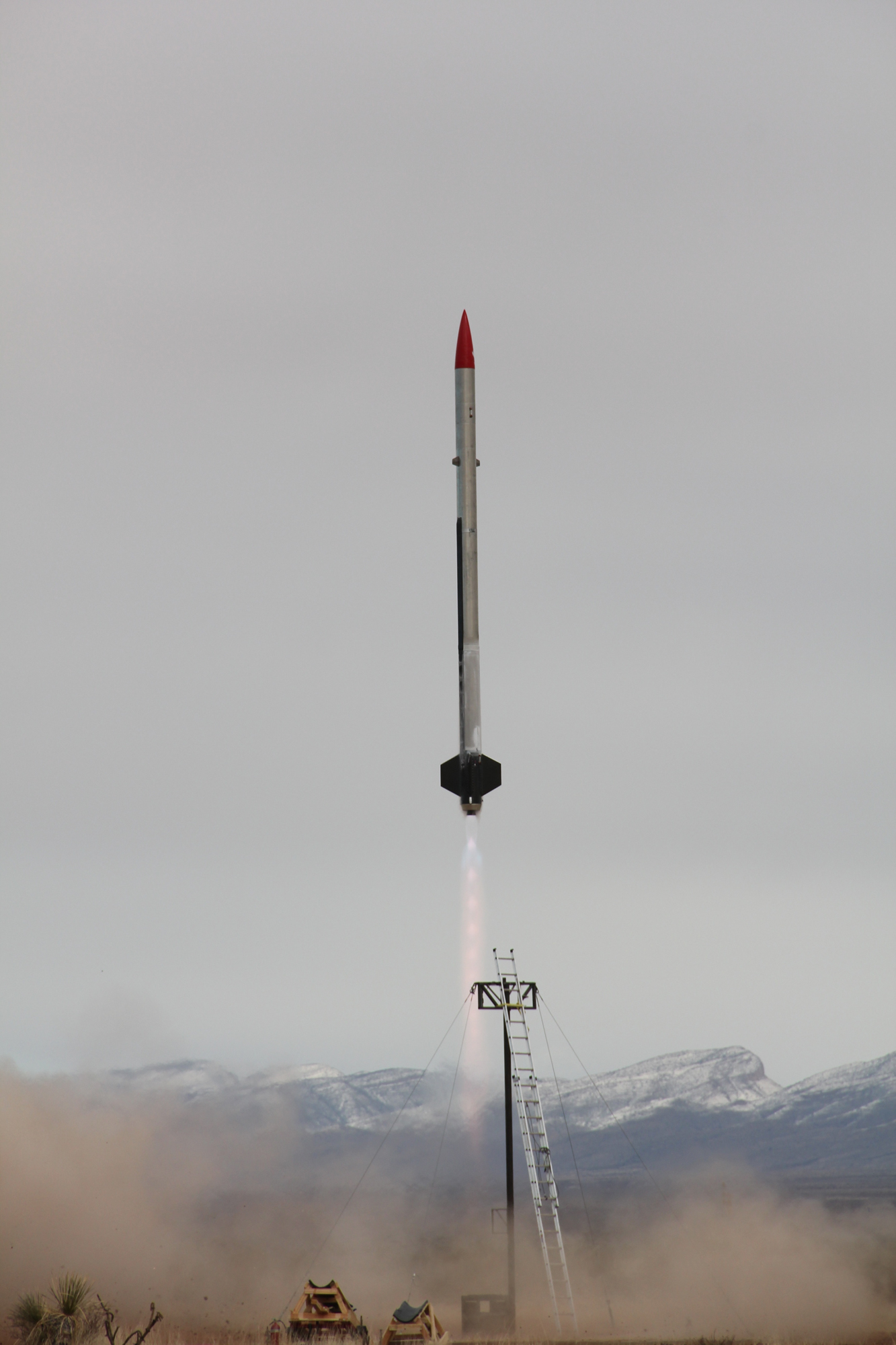 STIG A Rocket Blasts Off from Spaceport America