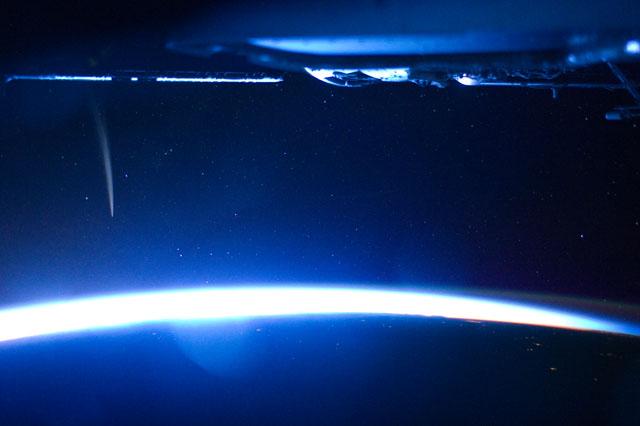 Comet Lovejoy From Space Station 3