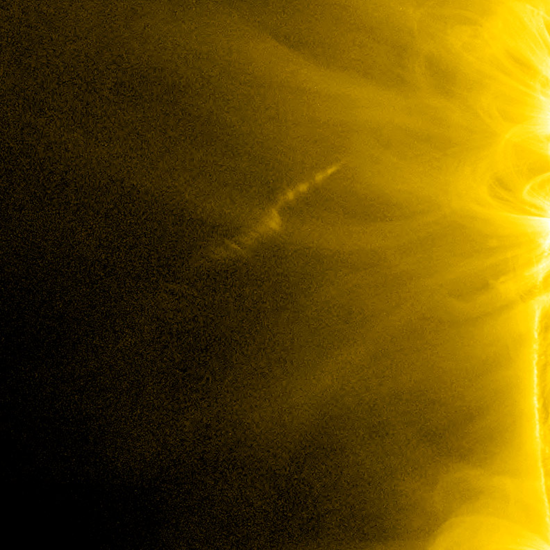 Comet Lovejoy Starts Sun Dive