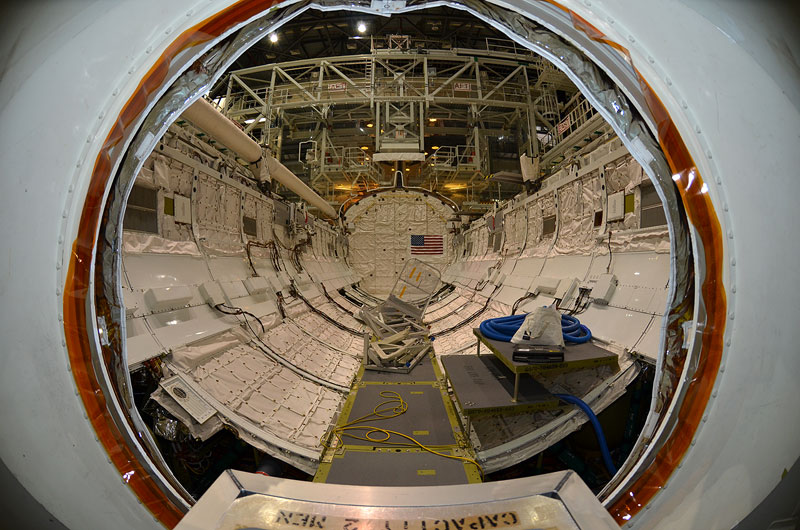 Last Look Inside Space Shuttle Atlantis