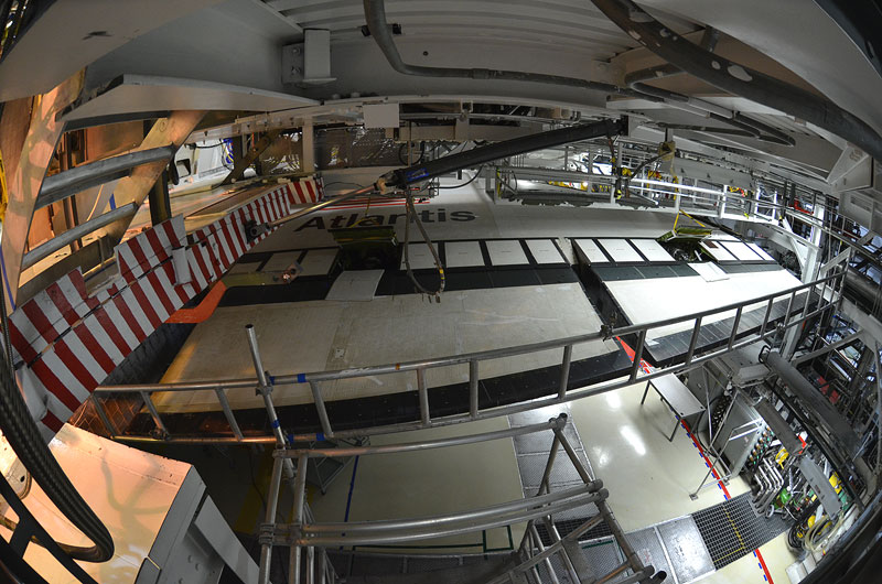 Last Look Inside Space Shuttle Atlantis