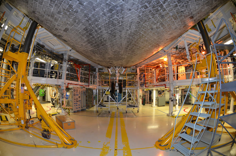 Last Look Inside Space Shuttle Atlantis