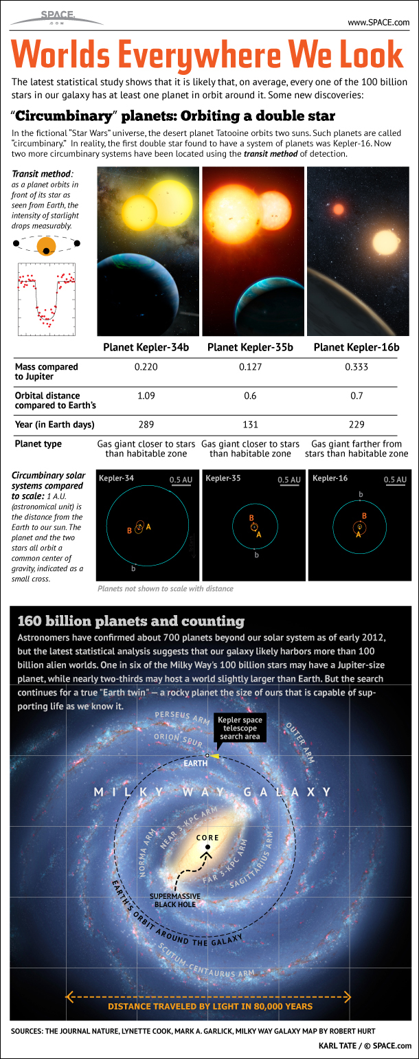 A Galaxy Full of Alien Planets (Infographic)