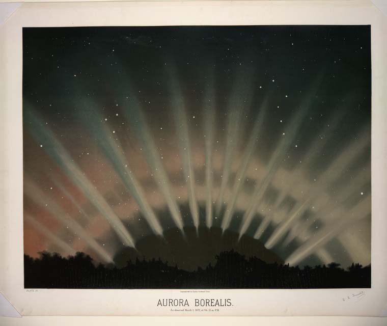 Artistic Astronomy Aurora Borealis