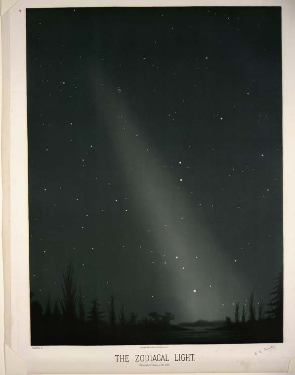 Zodiacal Light by Trouvelot