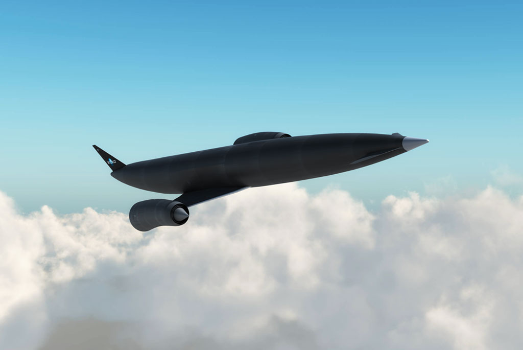 Skylon Space Plane Under Jet Power
