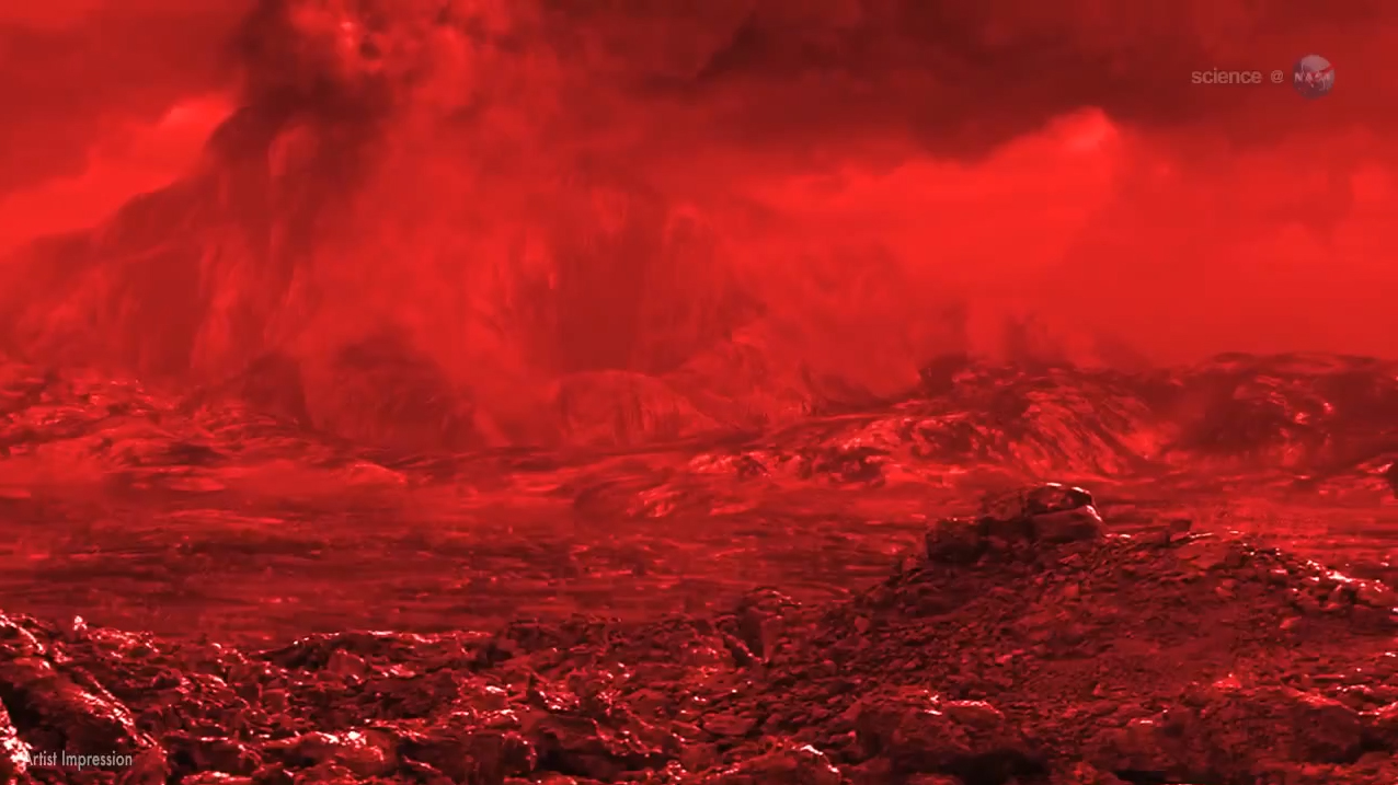 Alien Planet 55 Cancri e Surface