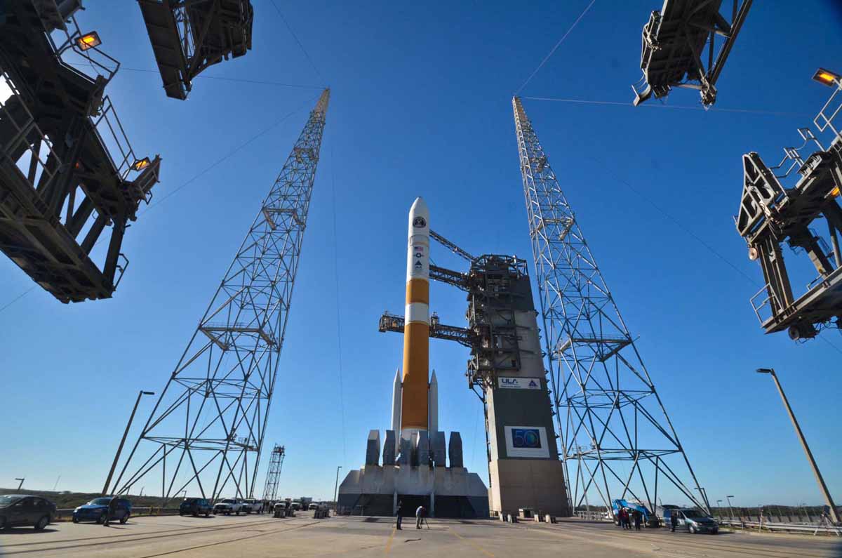 Delta 4 Rocket Carrying Wideband Global SATCOM-4 Satellite 5
