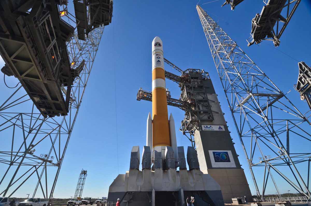 Delta 4 Rocket Carrying Wideband Global SATCOM-4 Satellite 4