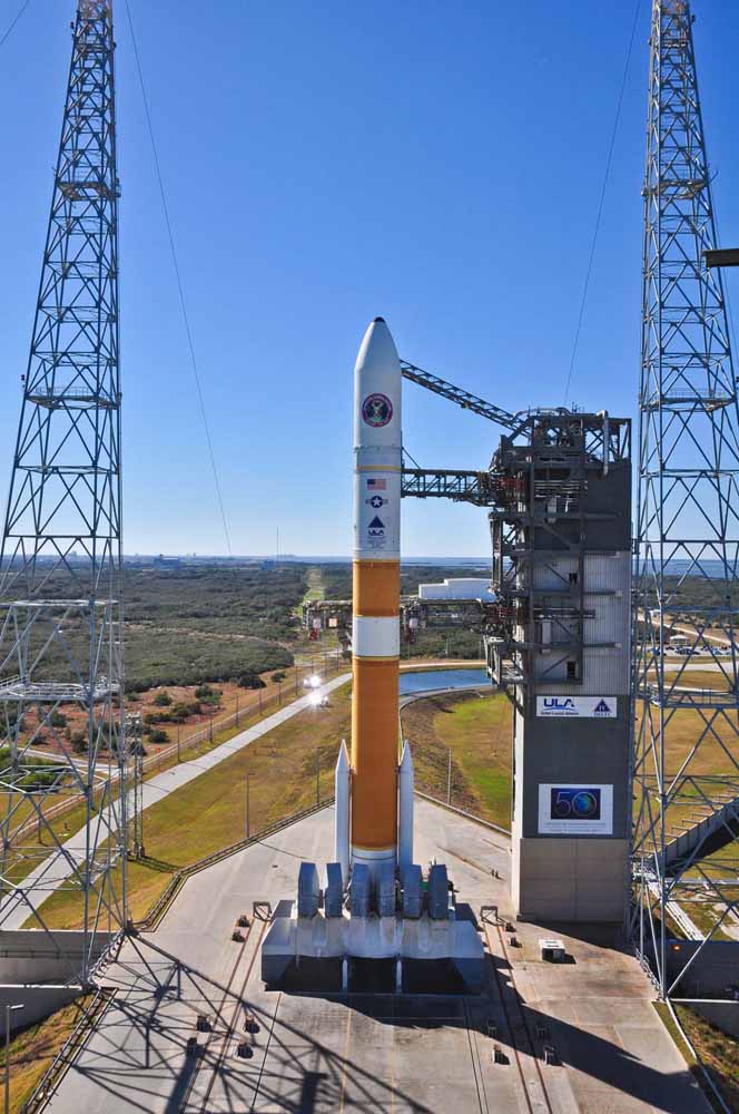 Delta 4 Rocket Carrying Wideband Global SATCOM-4 Satellite 12