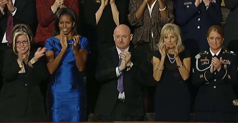 Astronaut Mark Kelly at 2012 State of the Union