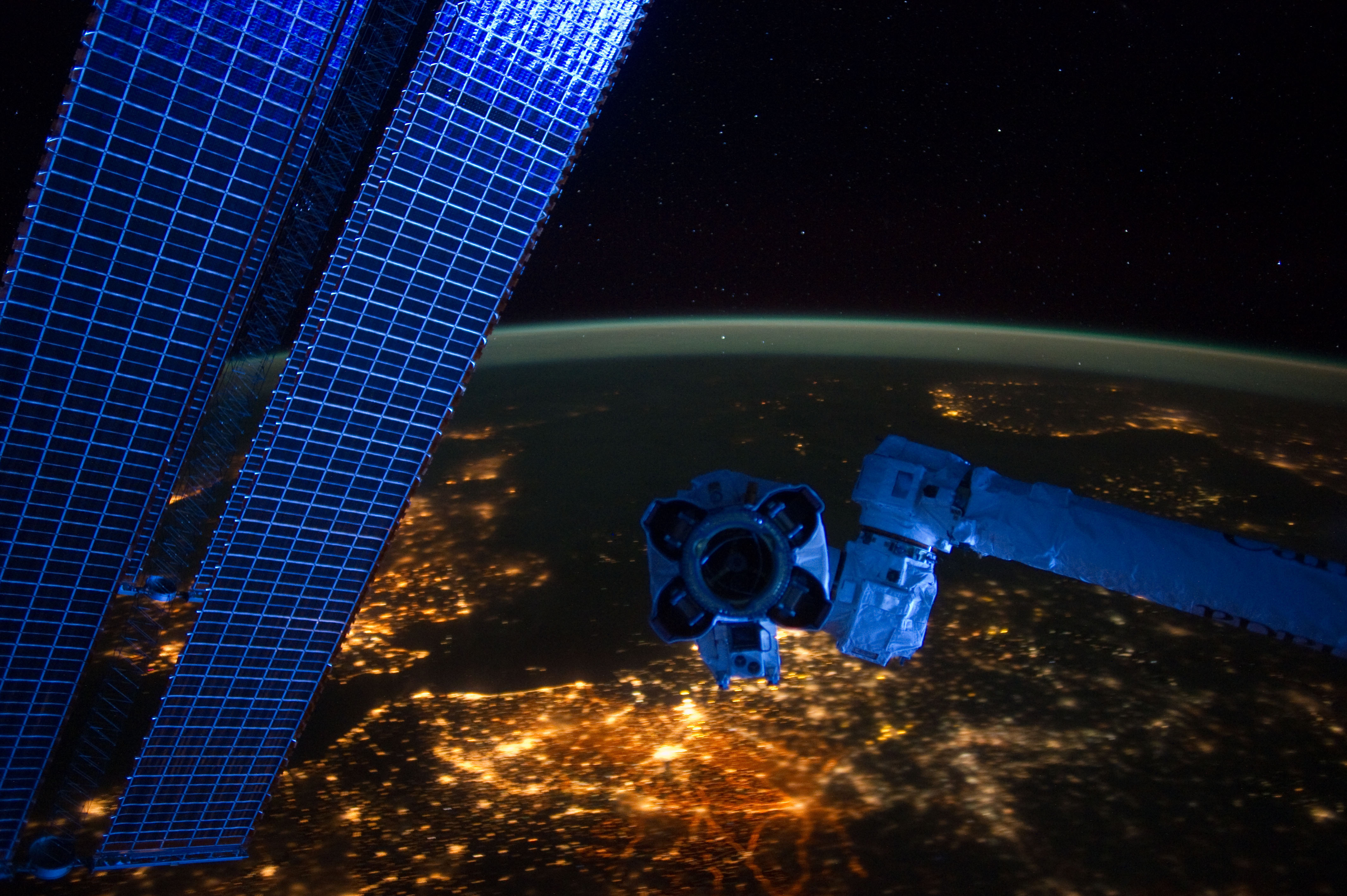 City Lights at Night: Astronaut's Amazing View from Space