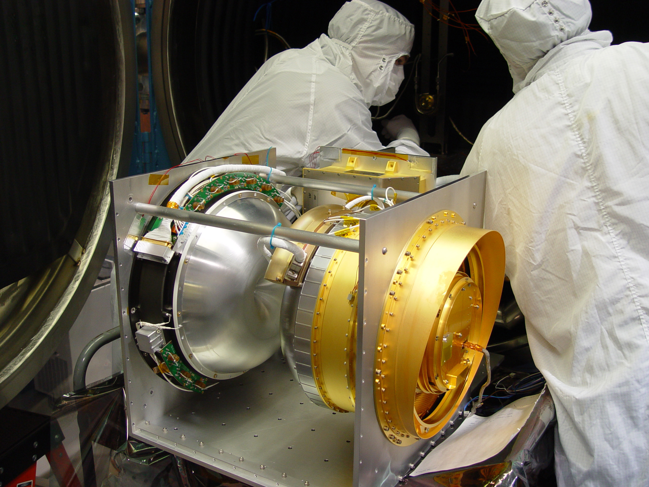 IBEX Payload on Its Test Fixture