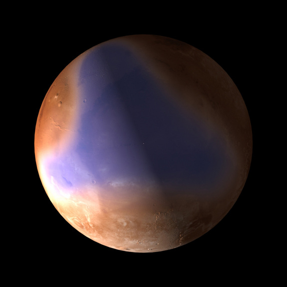 New results from the MARSIS radar on Mars Express give strong evidence for a former ocean of Mars. The radar detected sediments reminiscent of an ocean floor inside previously identified, ancient shorelines on the red planet. The ocean would have covered the northern plains billions of years ago.