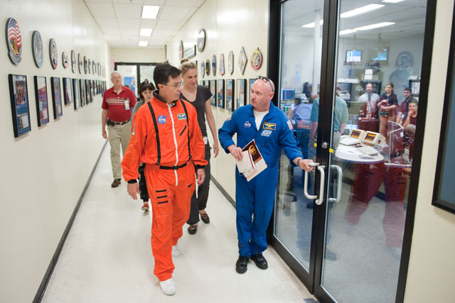 Stephen Colbert Tours NASA