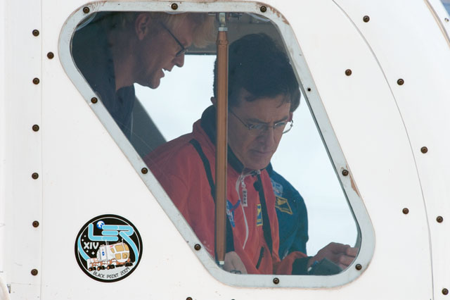 Stephen Colbert Trains at NASA