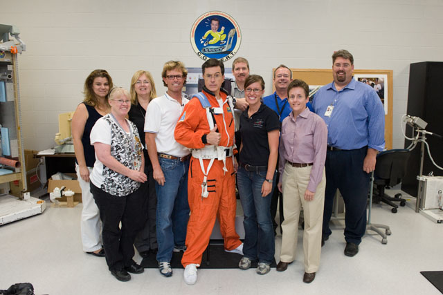 Stephen Colbert Visits NASA