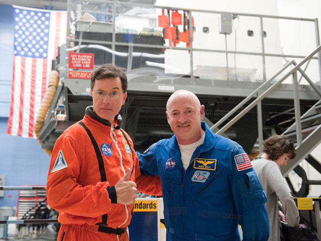 Stephen Colbert Visits NASA