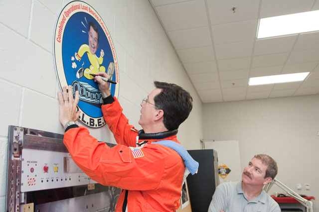 Stephen Colbert Visits NASA