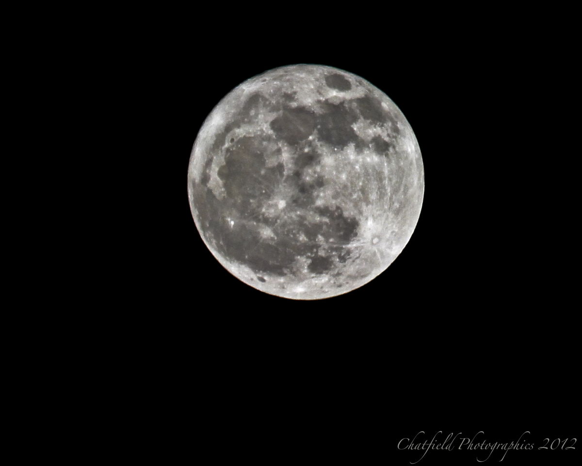 Full Moon over Saskatoon, Saskatchewan