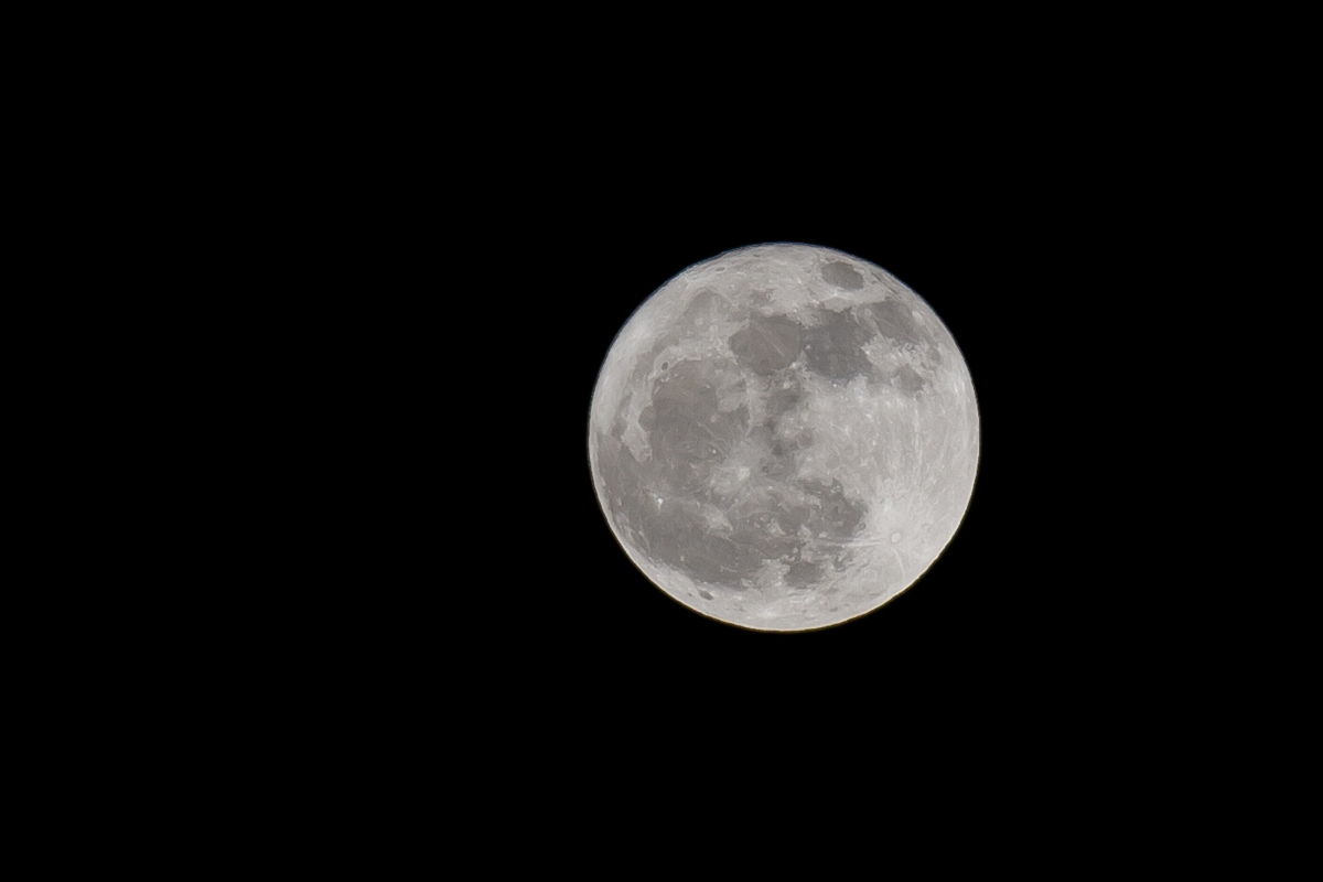 Full Moon over Fort St. James, British Columbia