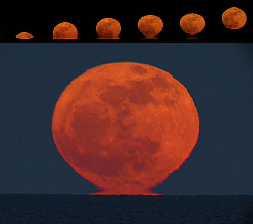 Full Moon over Cape Elizabeth, Maine