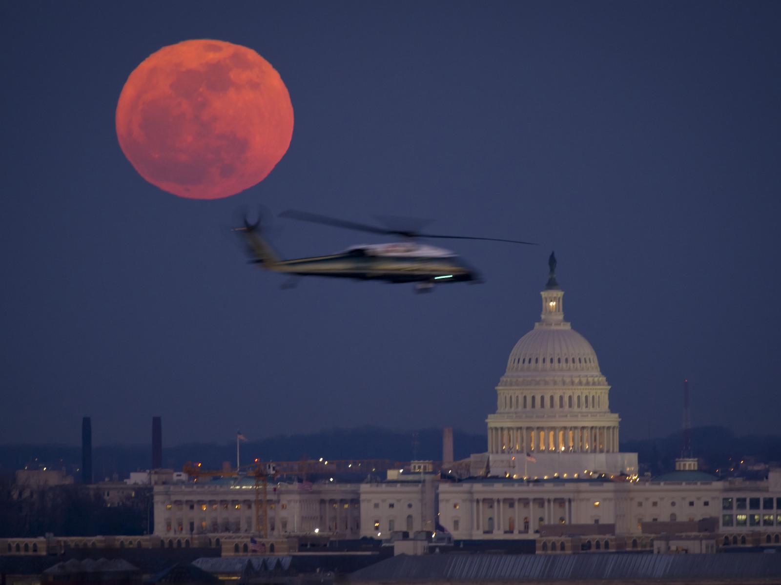 Full Moon Over Washington