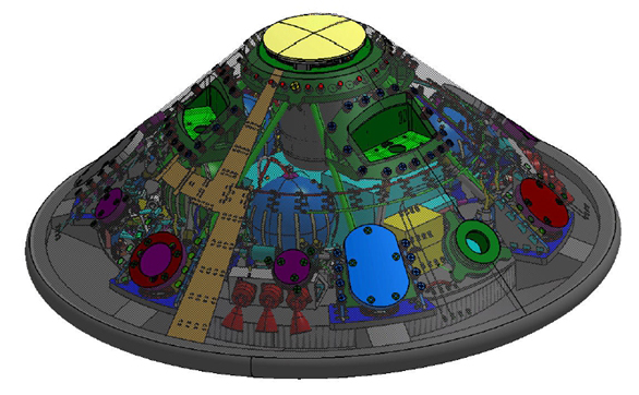 Entry, Descent and Landing Demonstrator Module Configuration