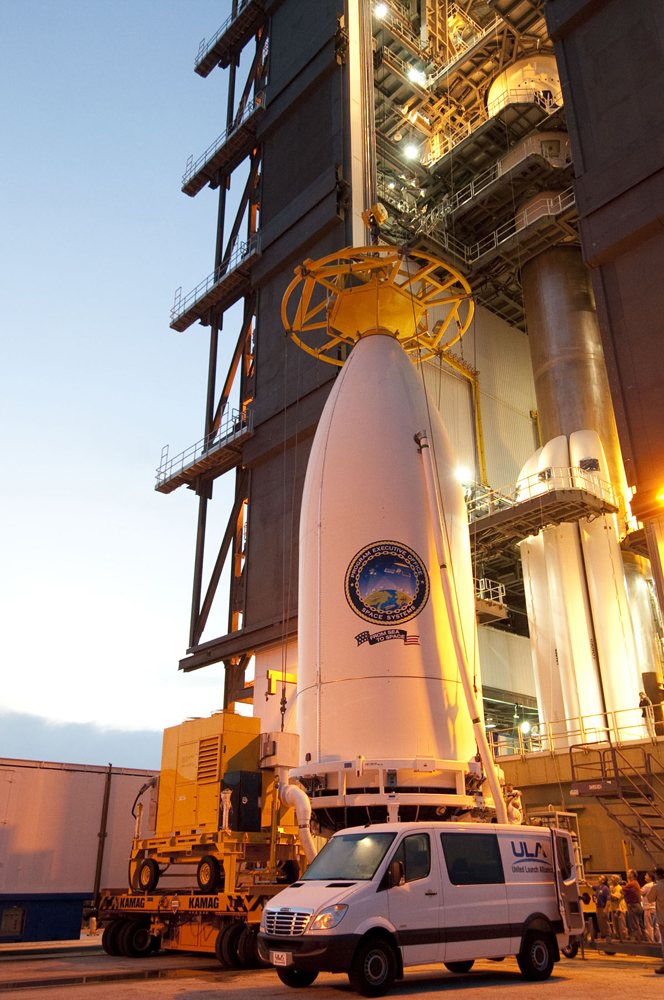 MUOS-1 Satellite Mated to the Launch Vehicle
