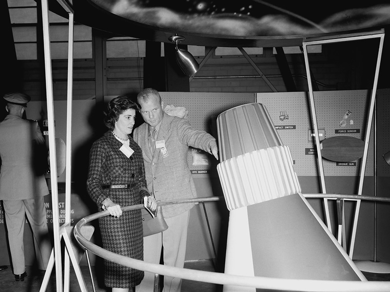 John Glenn with His Wife, Annie