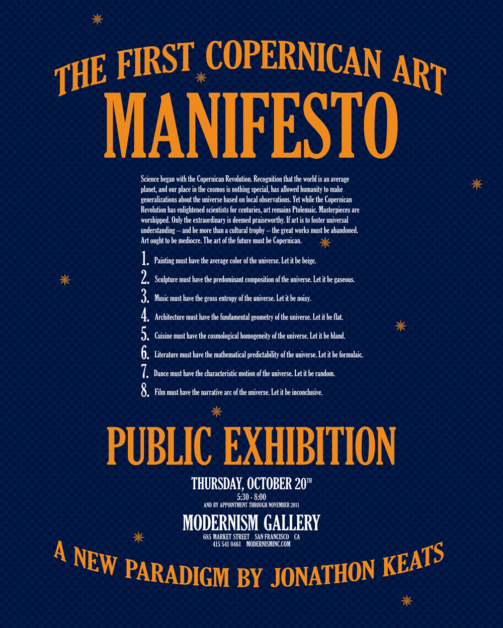 Pushing for a 'Copernican Revolution' in the Arts