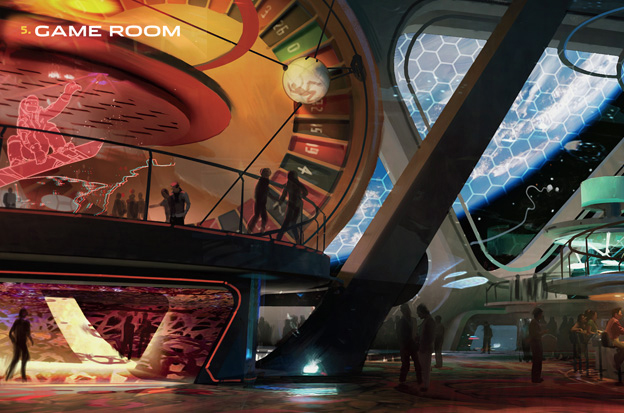 Playboy Club Space Station Game Room