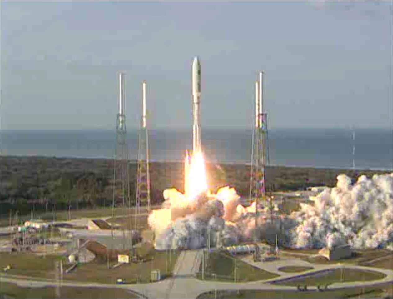 LIFTOFF! Atlas 5 Launches MUOS-1