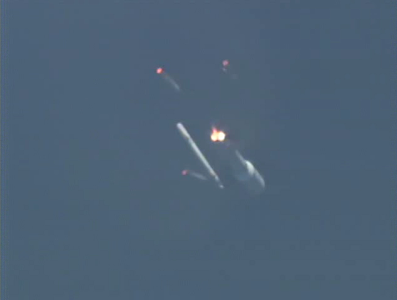 MUOS-1 Launch: SRB Separation