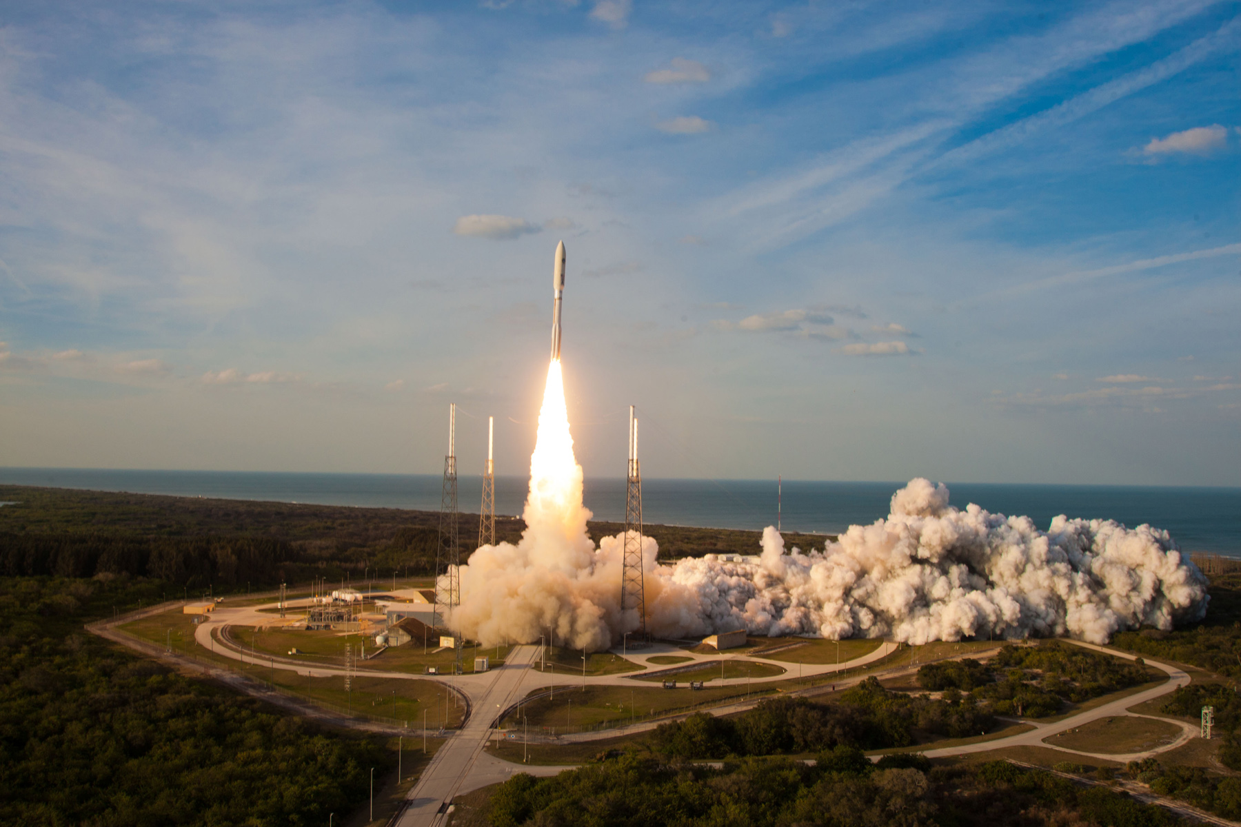 MUOS-1 Satellite Launches on Atlas 5 Rocket