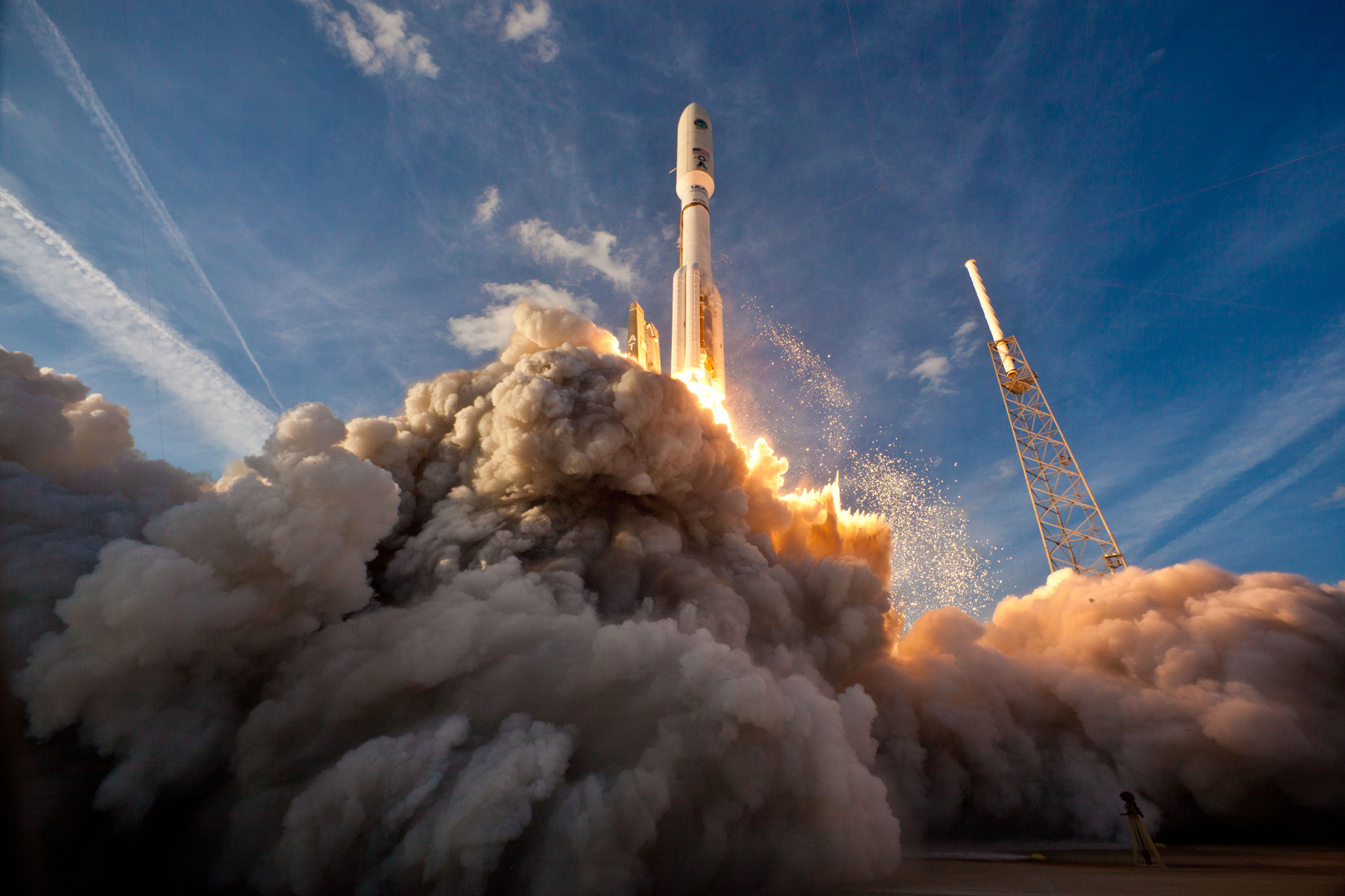 MUOS-1 Satellite Launches on Atlas 5 Rocket