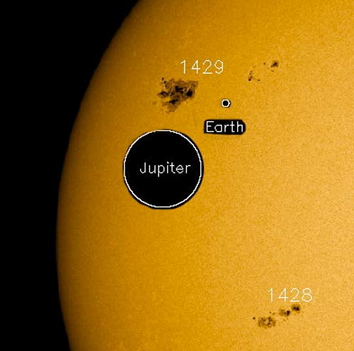 Active Sunspot Region 1429