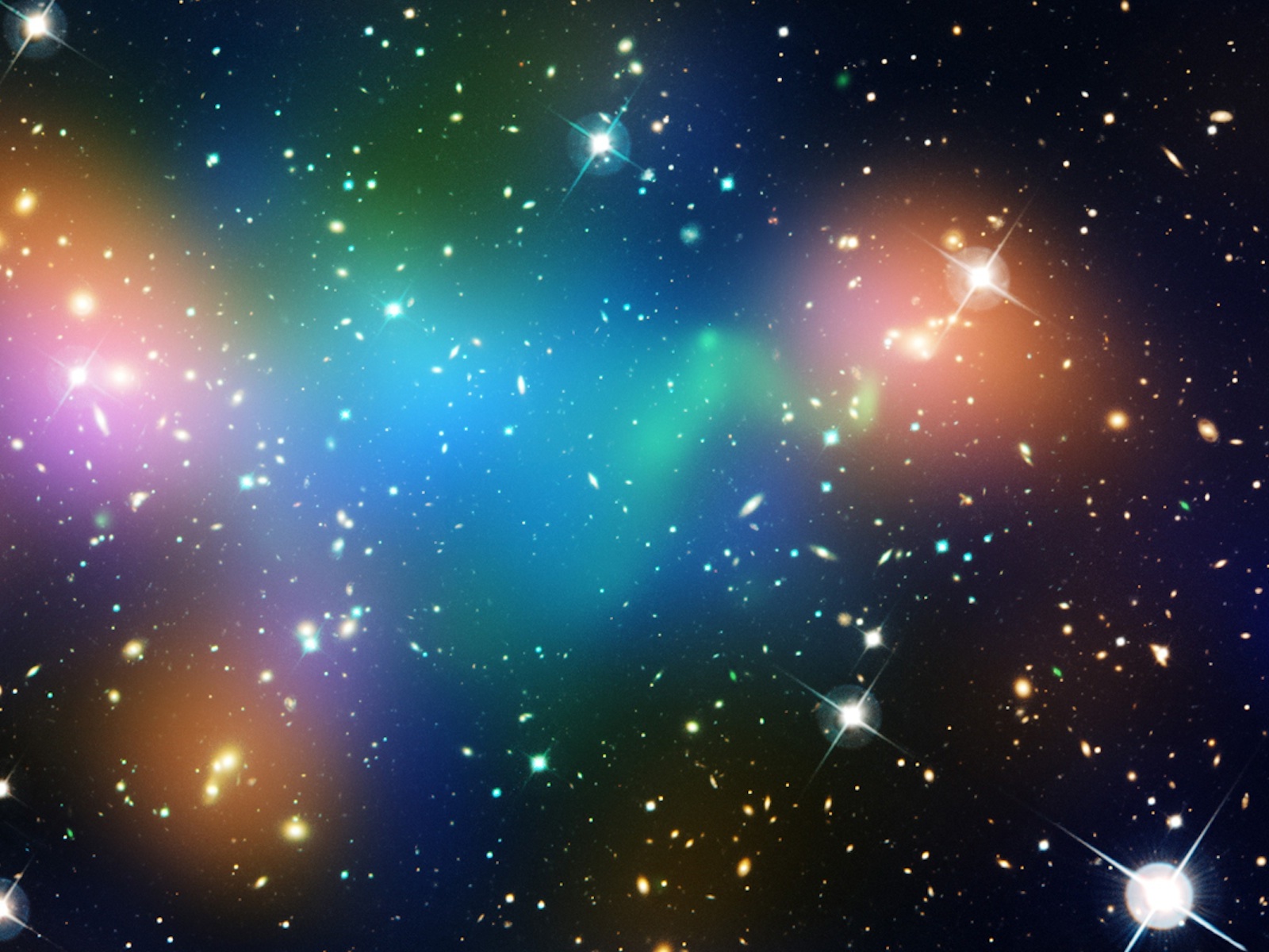 Dark Matter Core Defies Explanation in Hubble Image