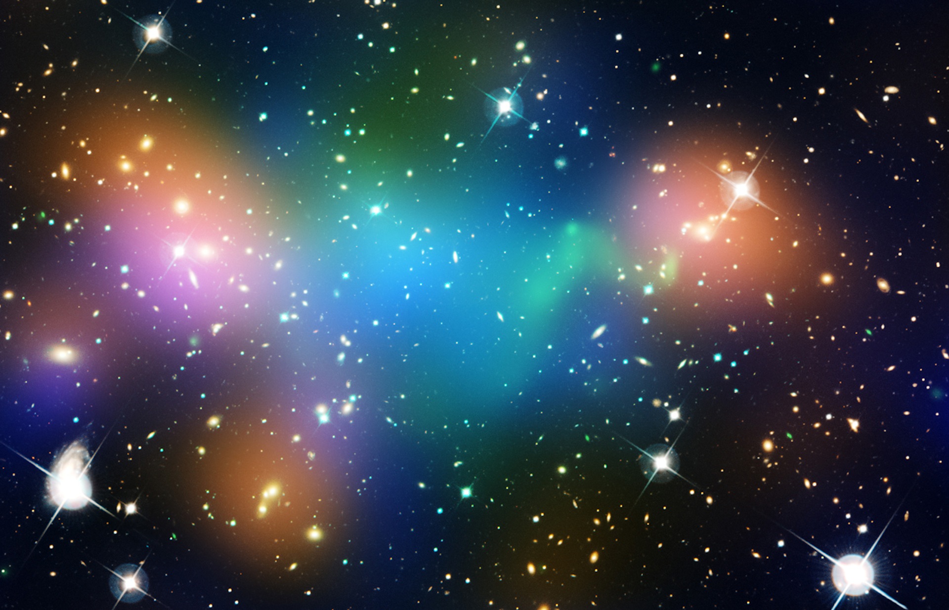 Dark Matter Core Defies Explanation in Hubble Image