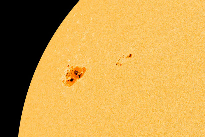 Sunspot 1429 Close Up