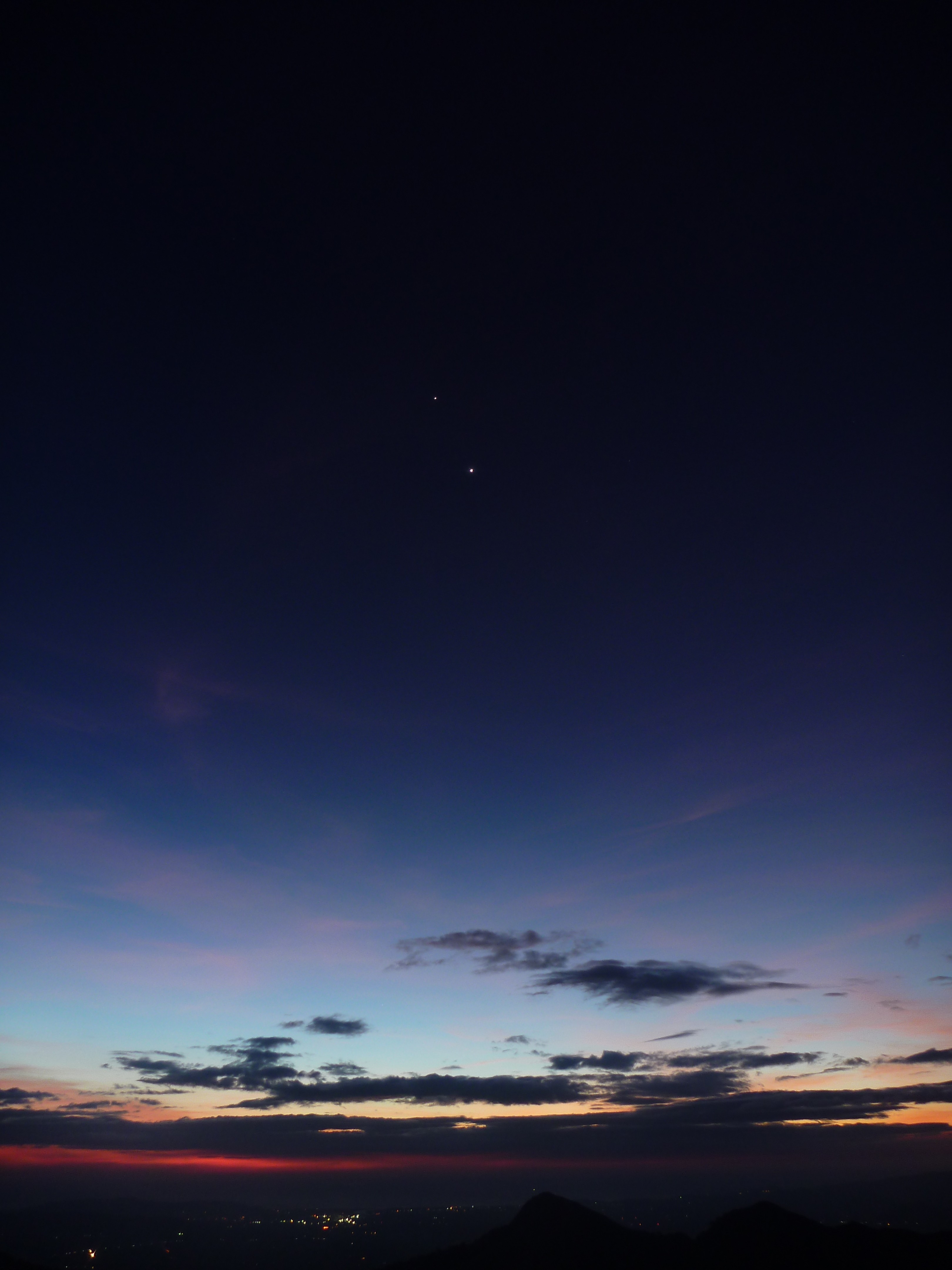 Jupiter and Venus Shine Over the Philippines