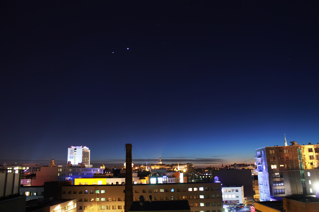 Planets over Tallinn, Estonia