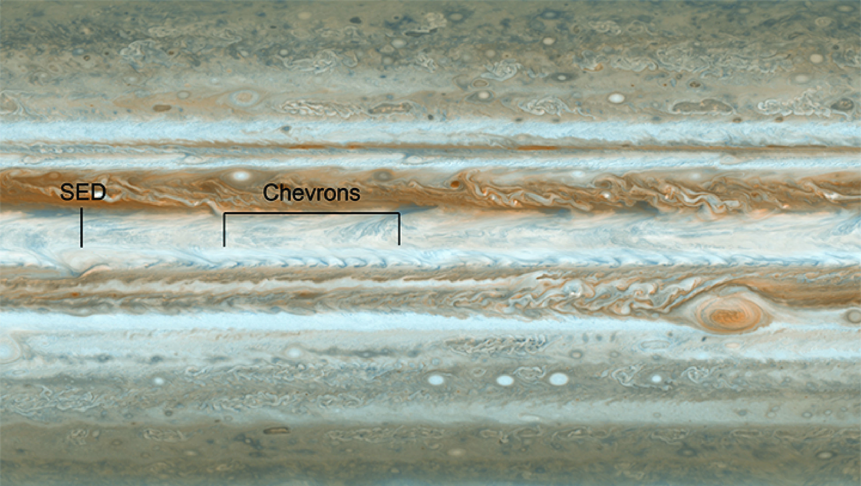 New Video of Jupiter Reveals Invisible Jet Stream Wave
