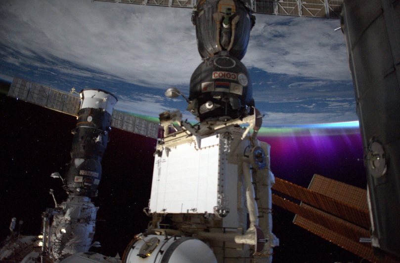 Southern Aurora from the ISS