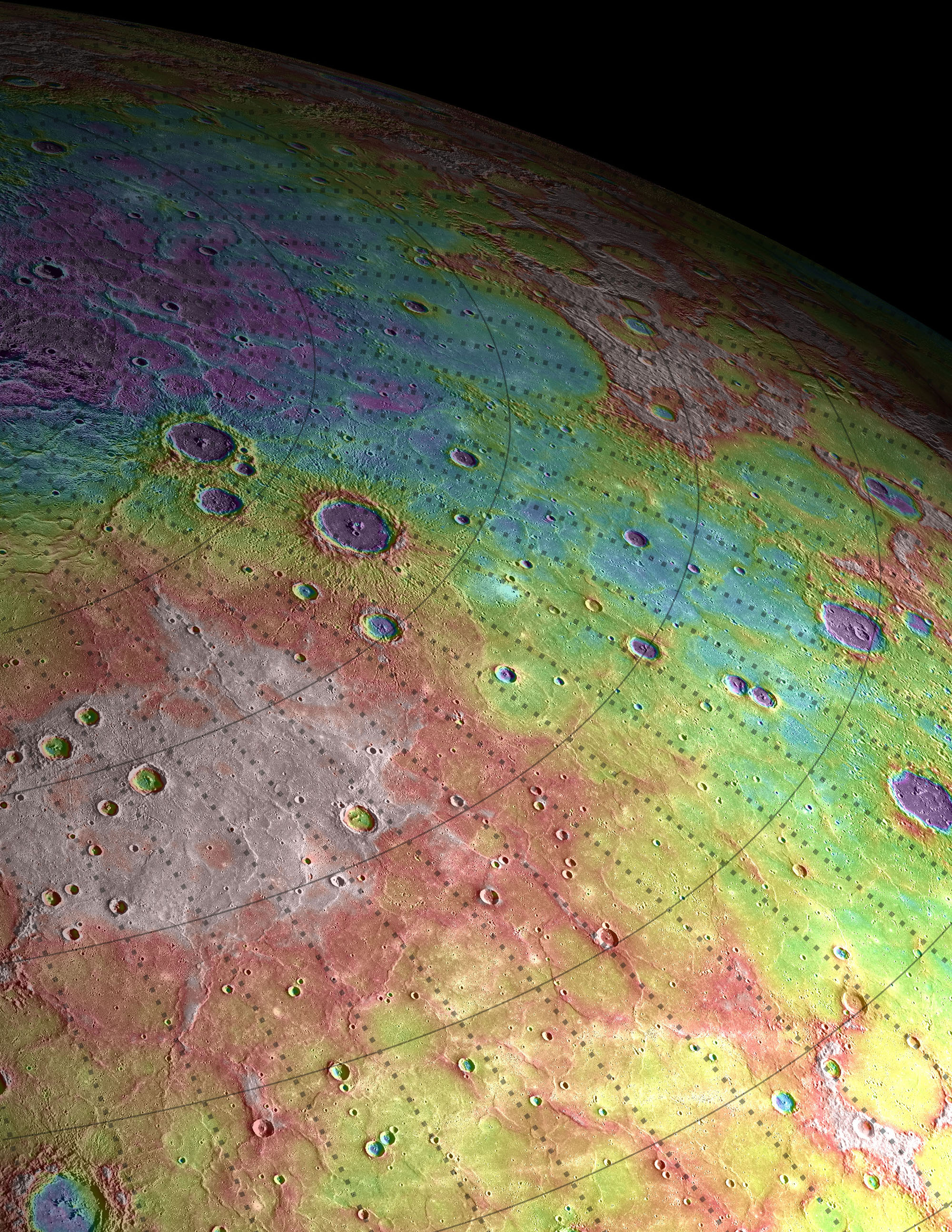 A View of Mercury's High Northern Plains