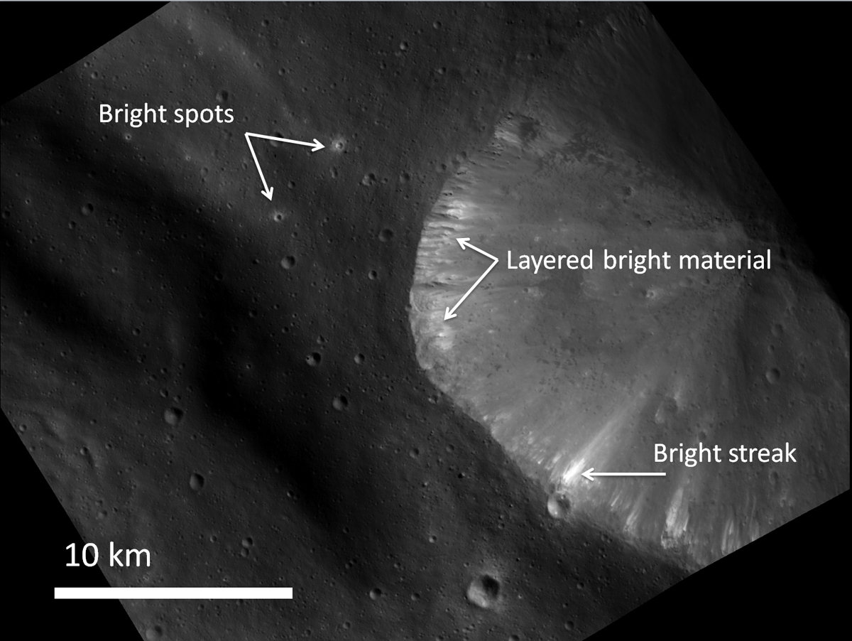 New Photos of Asteroid Vesta Reveal Surprisingly Bright Spots
