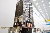A GPS 3 Non-Flight Satellite Testbed – a full-size, flight-equivalent prototype of a GPS 3 satellite – is being used to identify and solve development issues prior to integration and test of the first spacecraft.